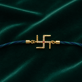 🕉️ Swastik Stone Rakhi