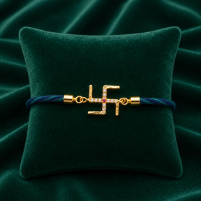 🕉️ Swastik Stone Rakhi