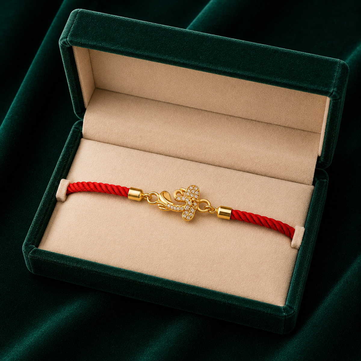 ✨ Om Stone Silver Rakhi