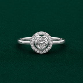 🩶 Amorette Halo Ring - 2.870 GM