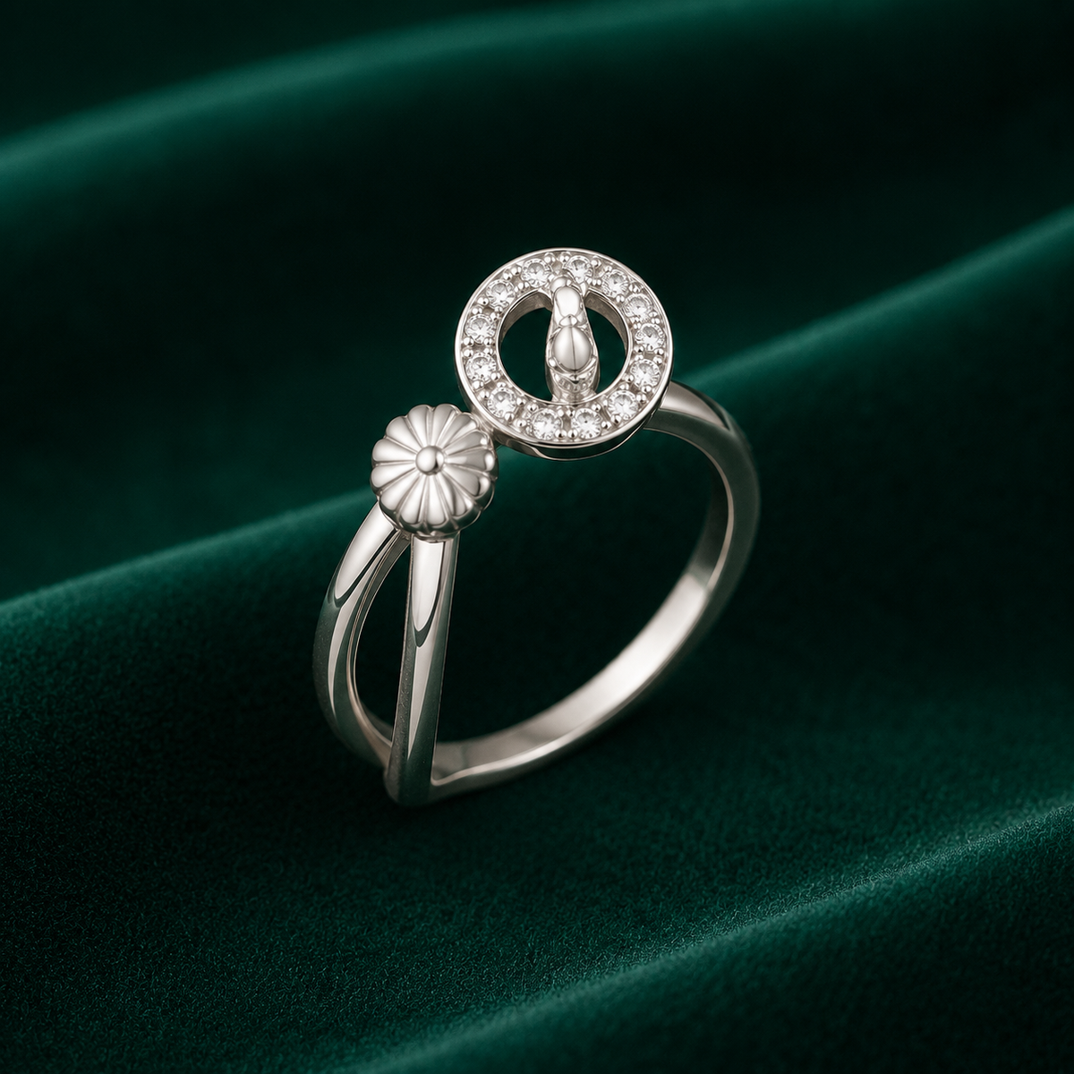 🌼 Aurelia Orbit Ring - 1.420 GM