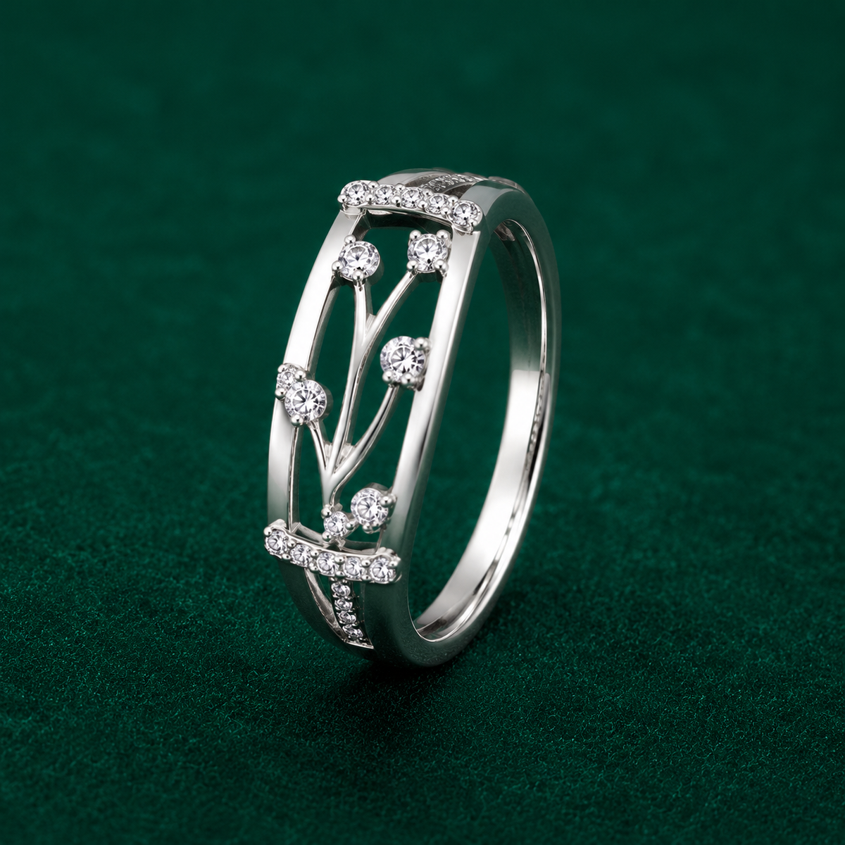 💎 Celestiva Arc Ring - 1.350 GM
