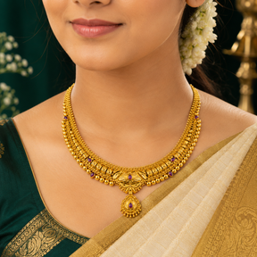 💜 Ratnapallavi Necklace - 22.448 GM