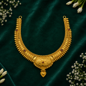 🌸 Ratnapadma Necklace - 19.422 GM