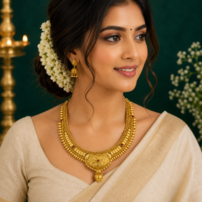 🌸 Ratnapadma Necklace - 19.422 GM