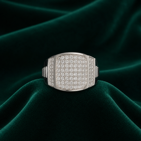 🛡️ Monarcha Ice Signet Ring - 10.160 GM
