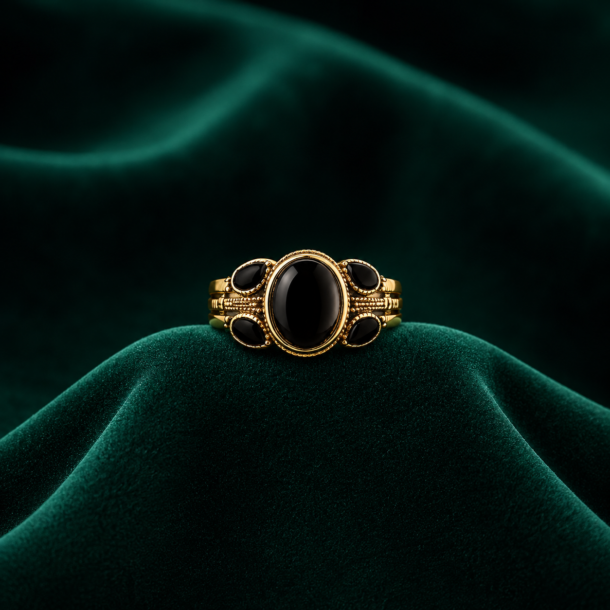 🖤 Obsidienne Regal Ring - 3.470 GM