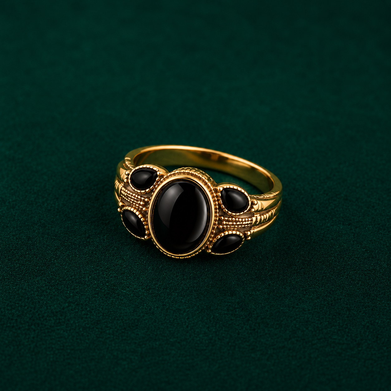 🖤 Obsidienne Regal Ring - 3.470 GM
