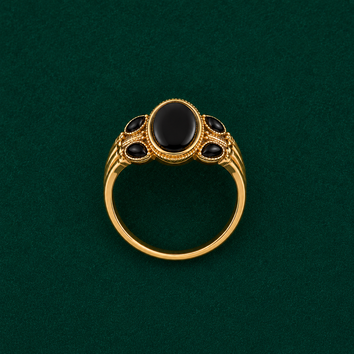 🖤 Obsidienne Regal Ring - 3.470 GM