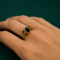 🖤 Obsidienne Regal Ring - 3.470 GM