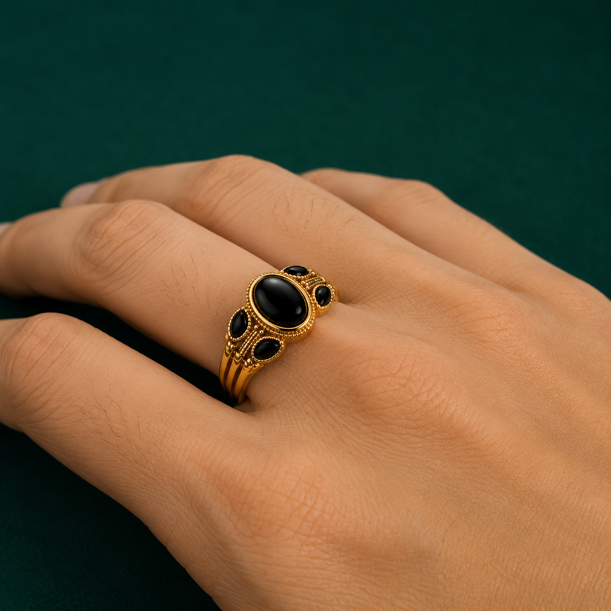 🖤 Obsidienne Regal Ring - 3.470 GM