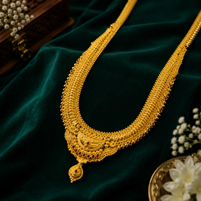 👑 Ratnarekha Long Hara Necklace - 41.662 GM