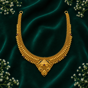 🌿 Pallavarekha Necklace - 22.210 GM