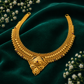 🌿 Pallavarekha Necklace - 22.210 GM