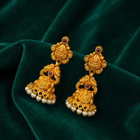 🪷 Lakshmi Pearl Jhumkas - 10.120 GM