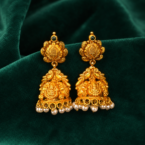 🌼 Mrinalika Pearl Jhumkas -11.355 GM
