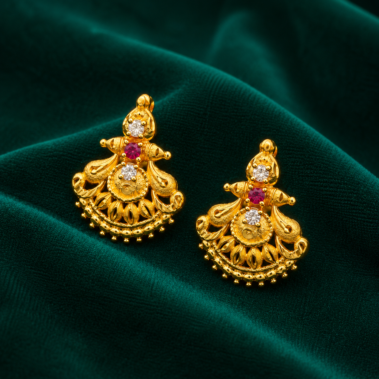 🌷 Ira Ruby Studs - 3.350 GM