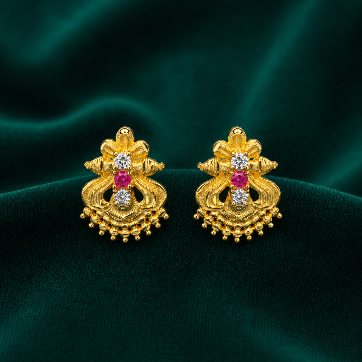 🌸 Pushpashri Studs -4.002 GM