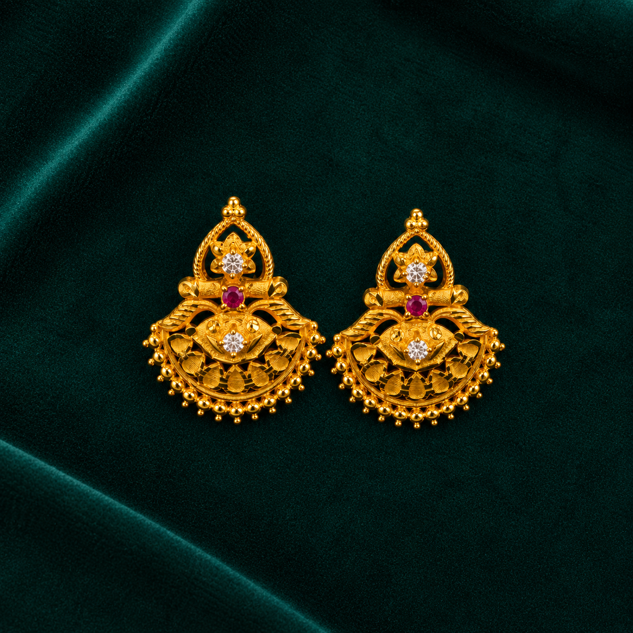 🌺 Padmavalli Studs - 4.700 GM