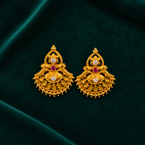 🌺 Padmavalli Studs - 4.700 GM