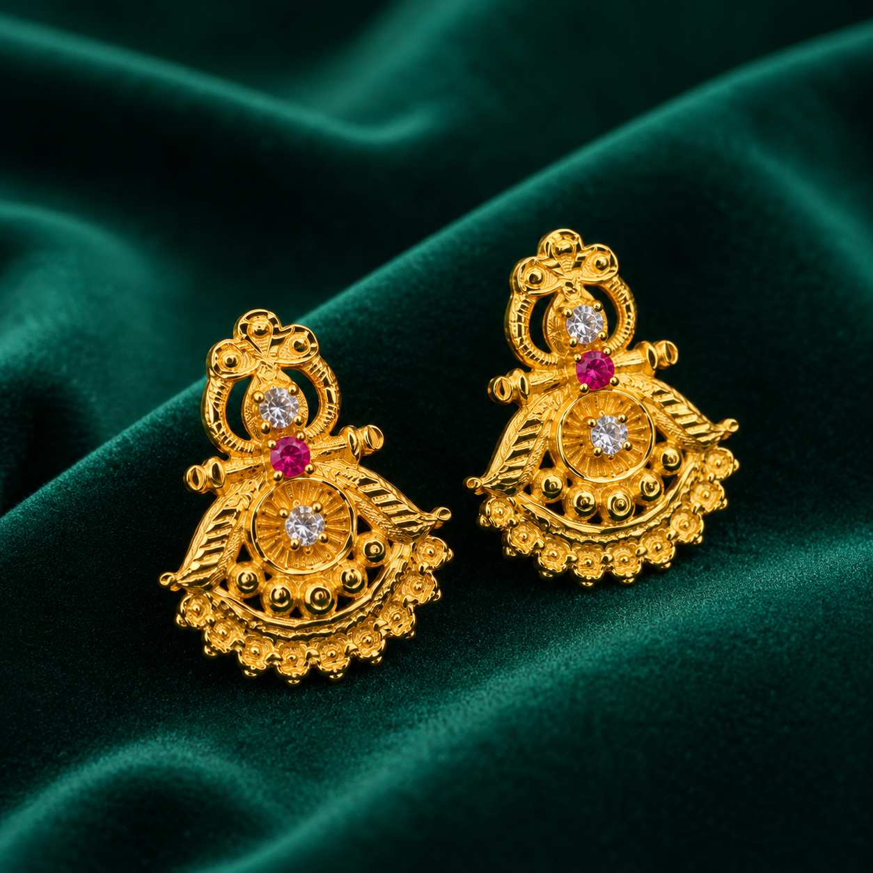 🌼 Kanakmayi Studs - 4.555 GM