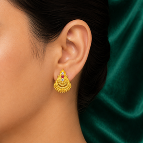 🌟 Vaidehi Ruby Studs - 4.375 GM