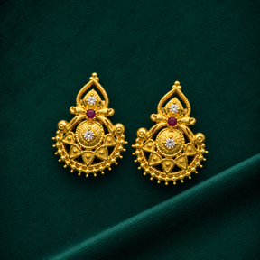 🌸 Vamika Ruby Studs -4.174 GM