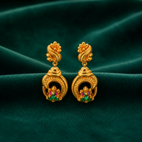 🌼 Lakshmi Arch Earrings - 3.850 GM