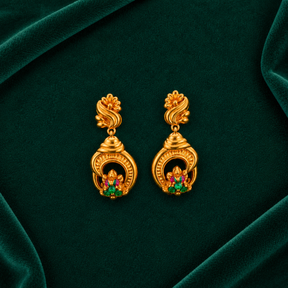 🌼 Lakshmi Arch Earrings - 3.850 GM