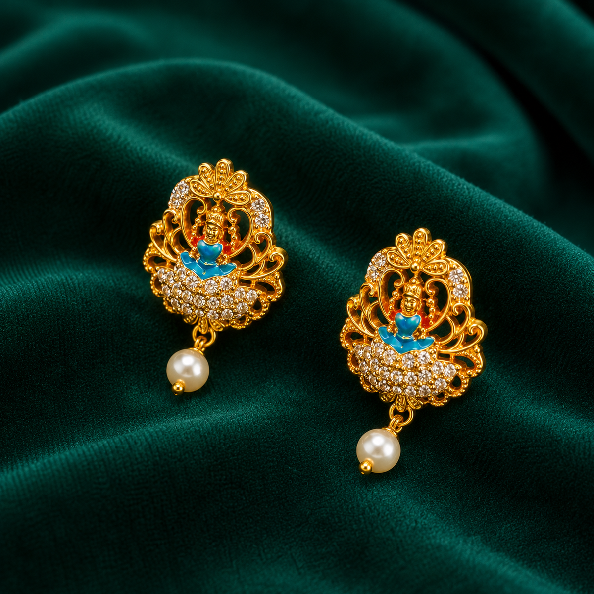 🪷 Lakshmi Pearl Drops -4.900 GM