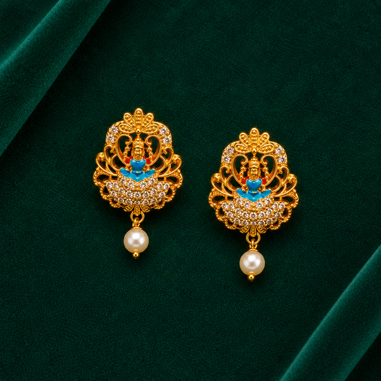 🪷 Lakshmi Pearl Drops -4.900 GM