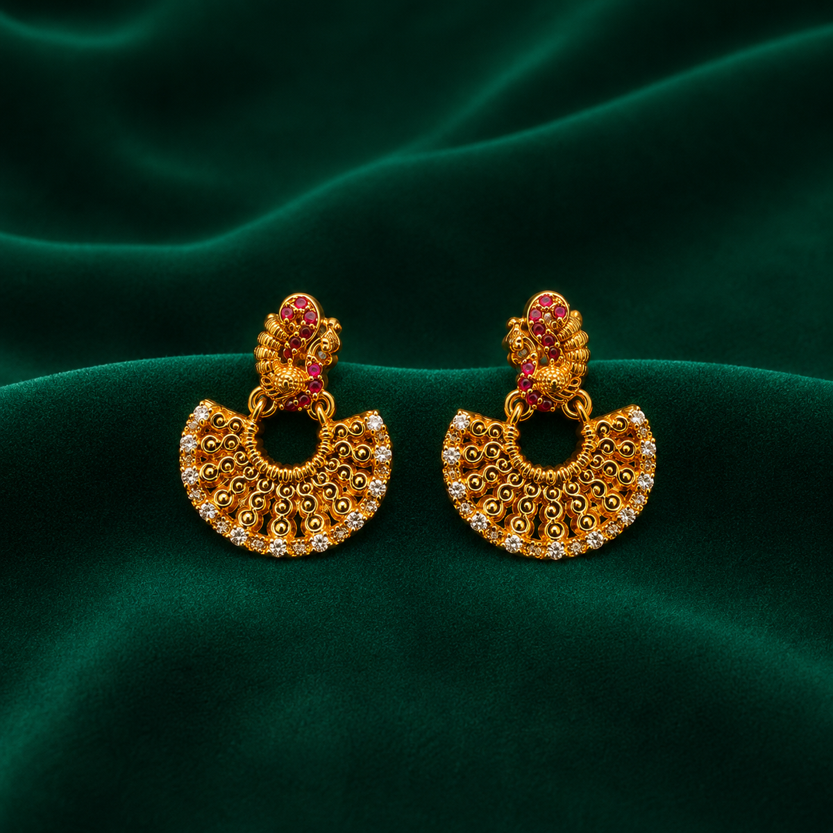 ✨ Ruby CZ Chandbalis - 6.360 GM
