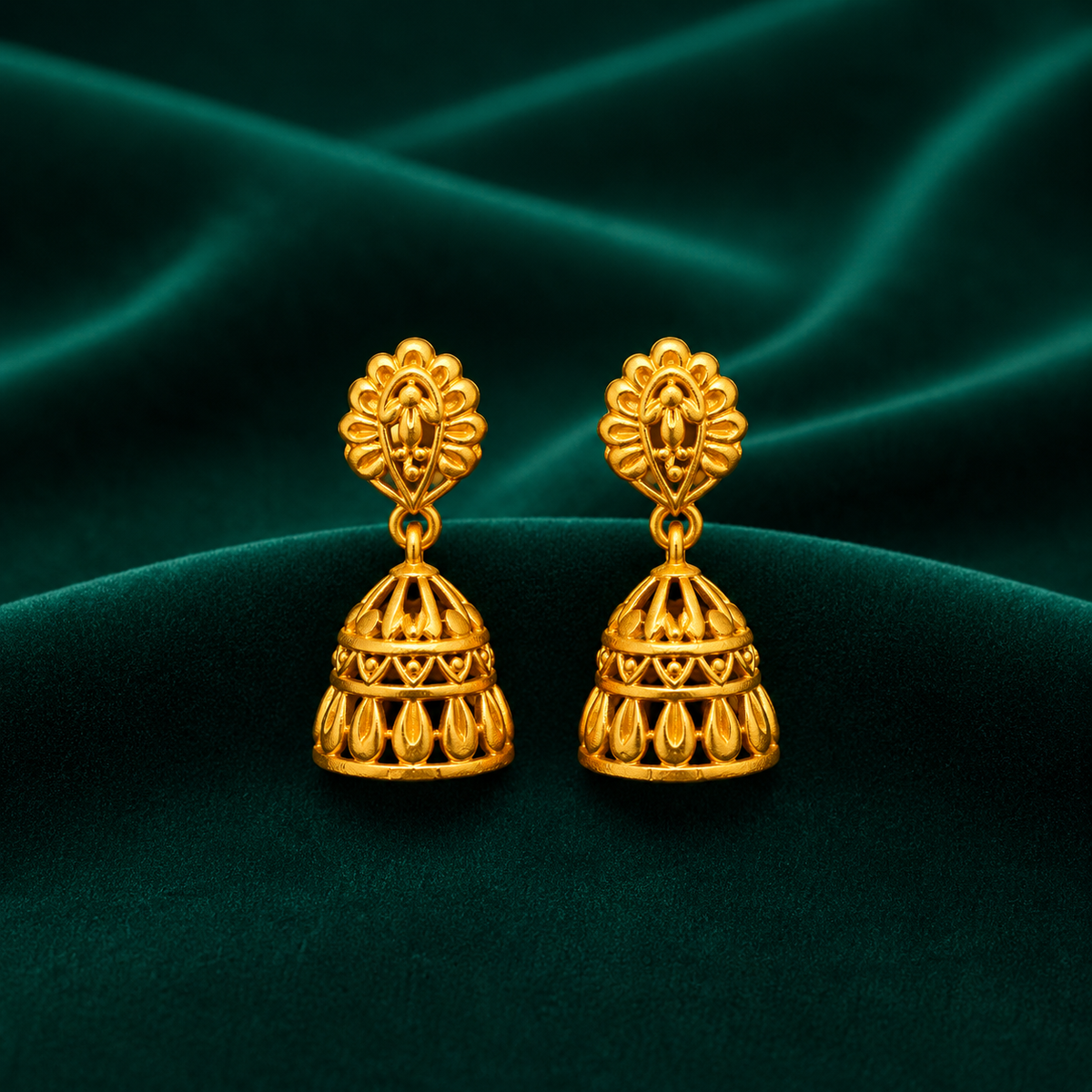 ✨ Heritage Dome Jhumkas - 3.795 GM