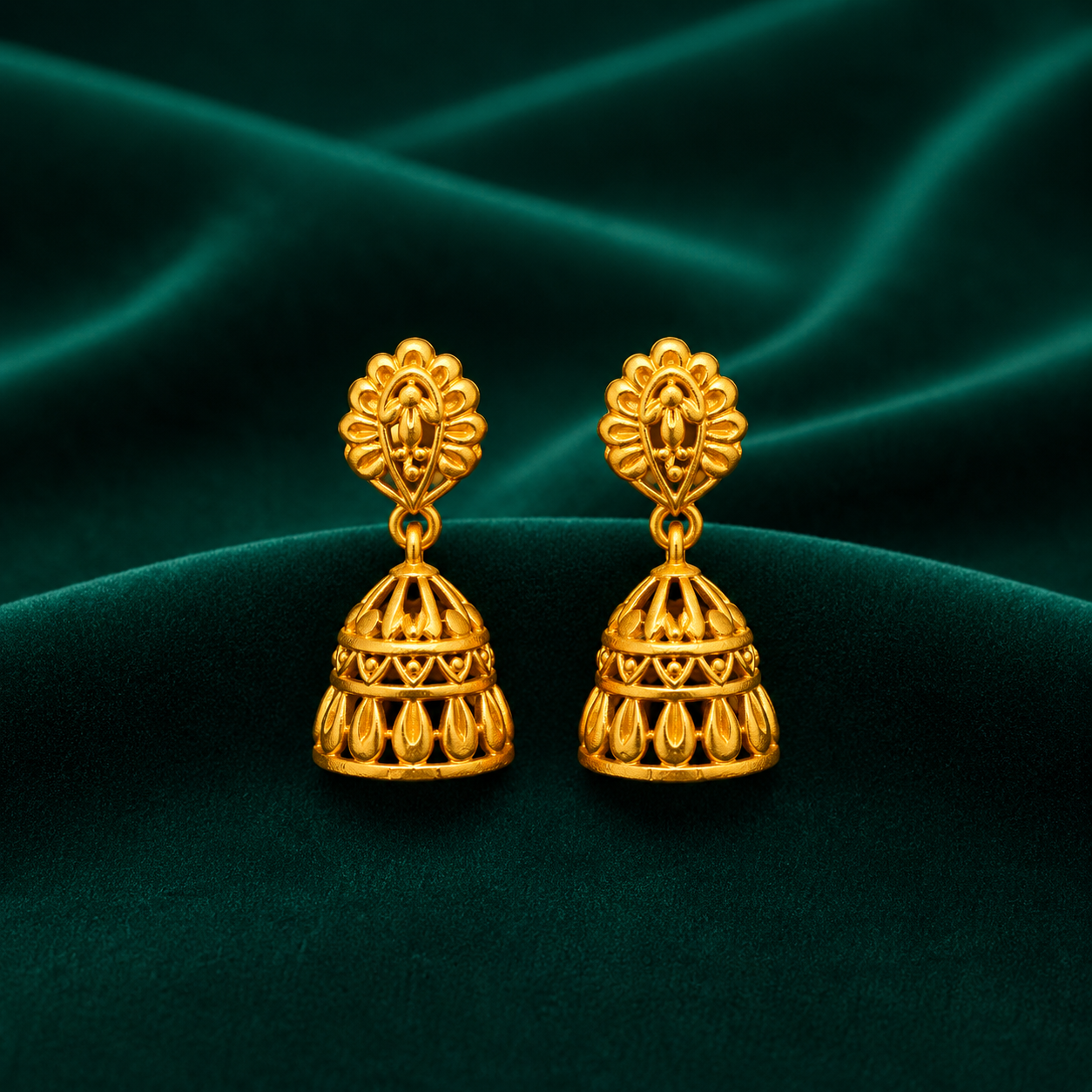 ✨ Heritage Dome Jhumkas - 3.795 GM