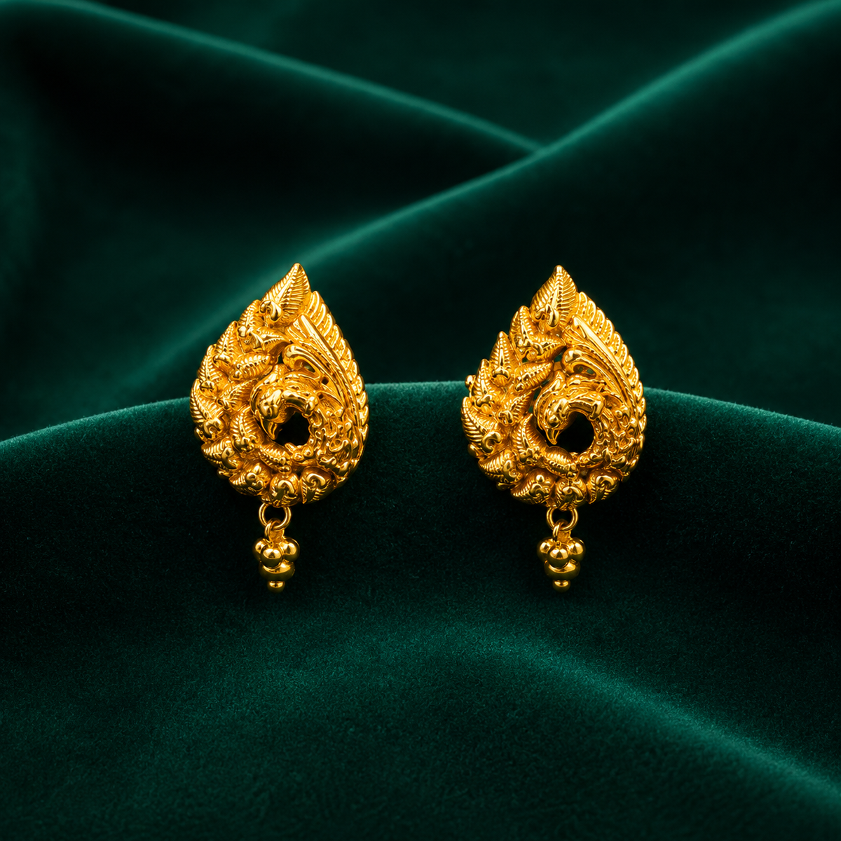 🐉 Dragon Paisley Studs - 7.080 GM