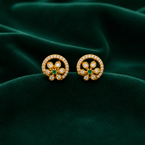 💚 Emerald Halo Studs - 3.850 GM