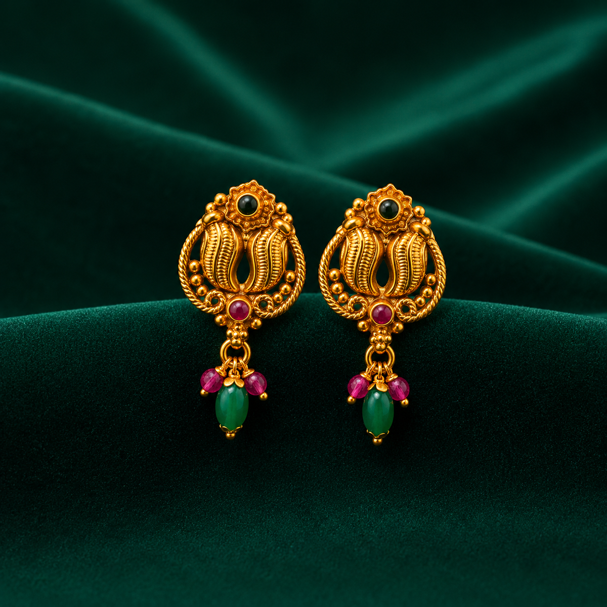 💚 Emerald Paisley Drops - 5.800 GM