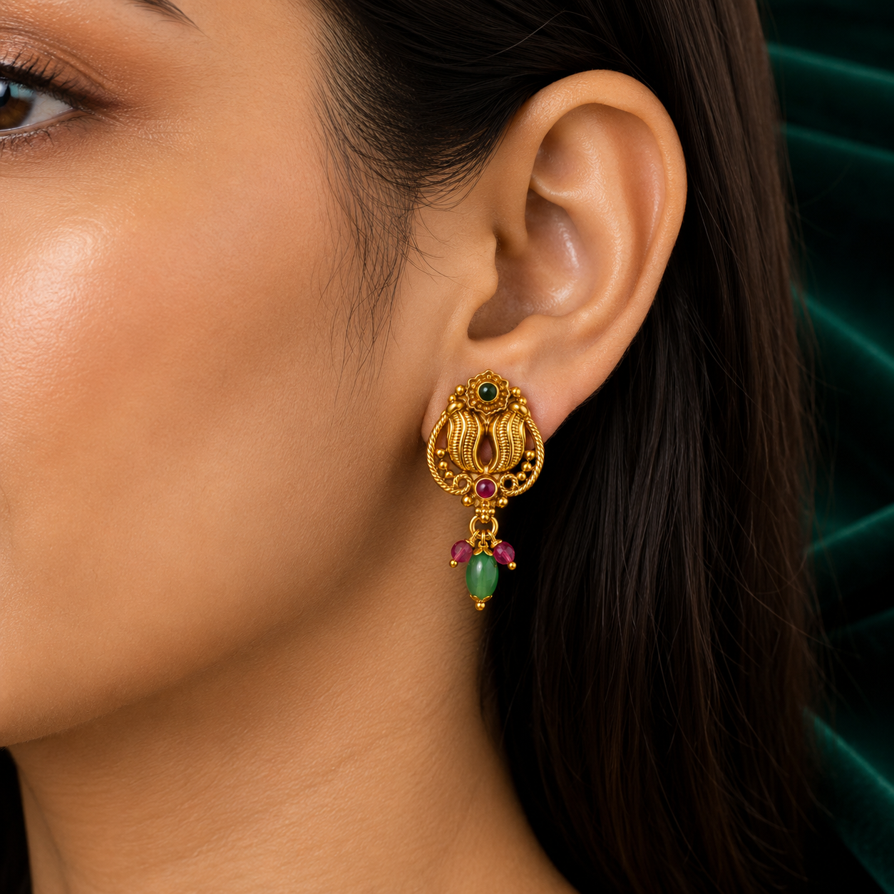 💚 Emerald Paisley Drops - 5.800 GM
