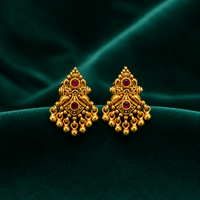 ❤️ Ruby Cascade Studs - 6.690 GM