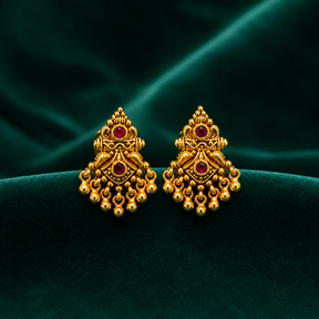 ❤️ Ruby Cascade Studs - 6.690 GM