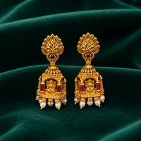 🏛️ Lakshmi Shrine Jhumkas - 11.305 GM