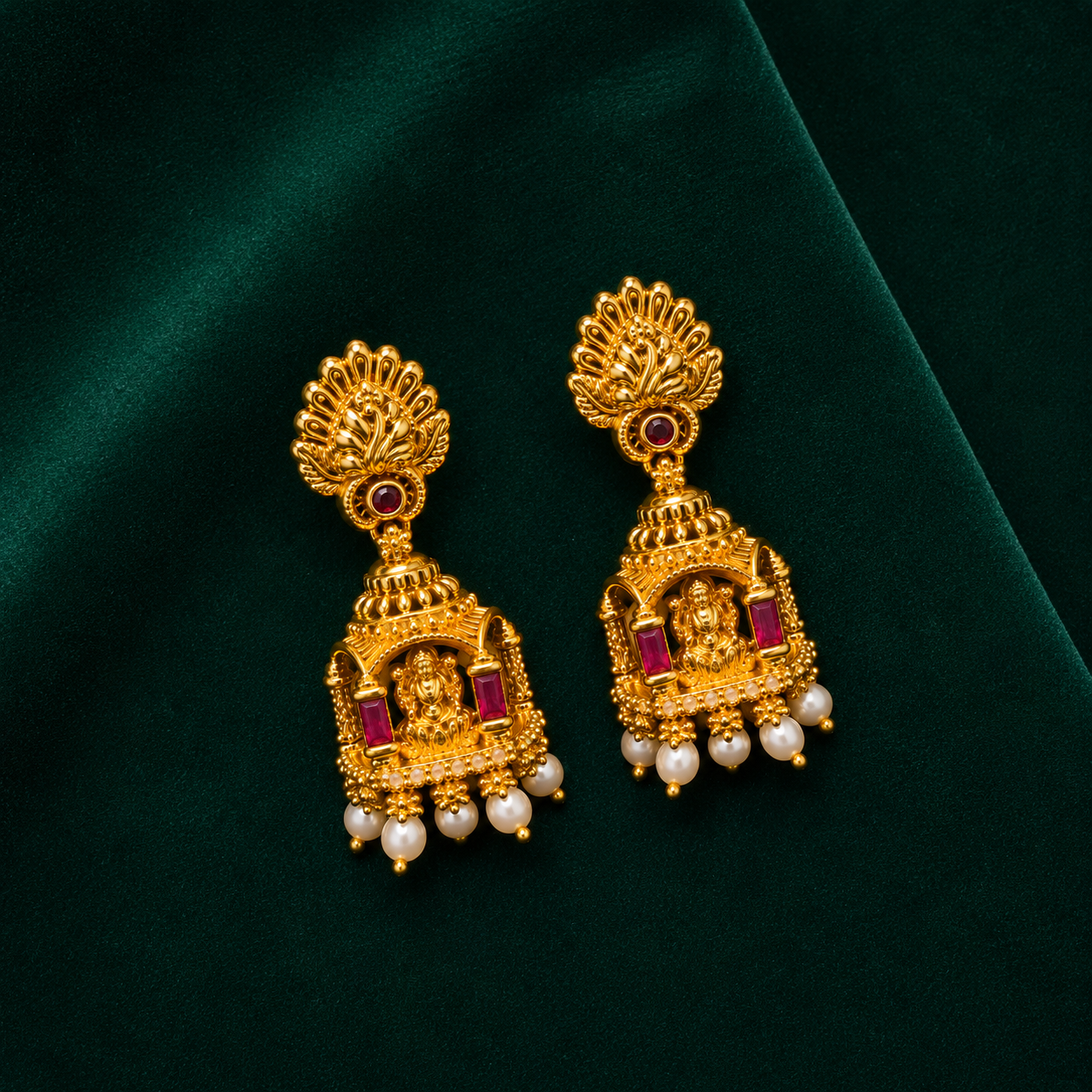 🏛️ Lakshmi Shrine Jhumkas - 11.305 GM