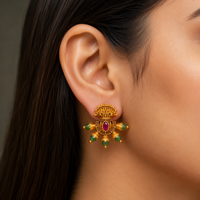 💚 Ruby Green Chandbalis - 6.350 GM