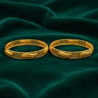 🌾 Wheat Lattice Bangles - 37.050 GM