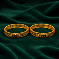 🖤 Black Stone Heritage Bangles - 31.200 GM