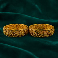 🦚 Peacock Heritage Bangles - 47.800 GM