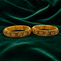 🌿 Heritage Temple Bangles - 37.640 GM