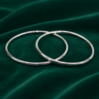 🤍 Classic Silver Bangles - 31.240 GM