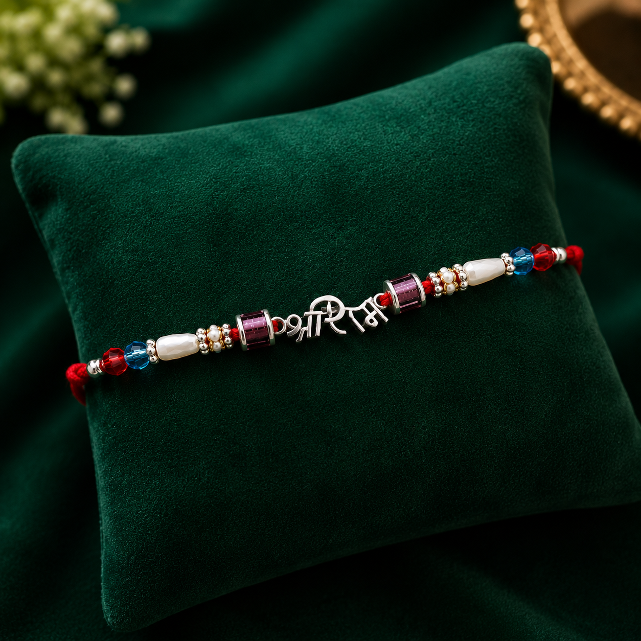 🕉️ Shree Ram Silver Rakhi