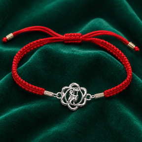 🌺 Initial G Silver Rakhi